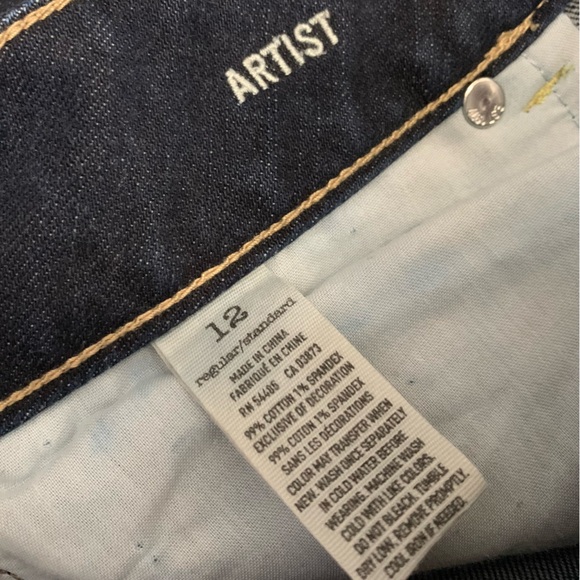 American Eagle Outfitters “Artist” Cropped Straight Leg Jeans - Picture 4 of 4